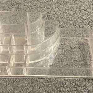 8 Compartment Cosmetic Organizer Acrylic Holder Clear Makeup Brushes Jewelry